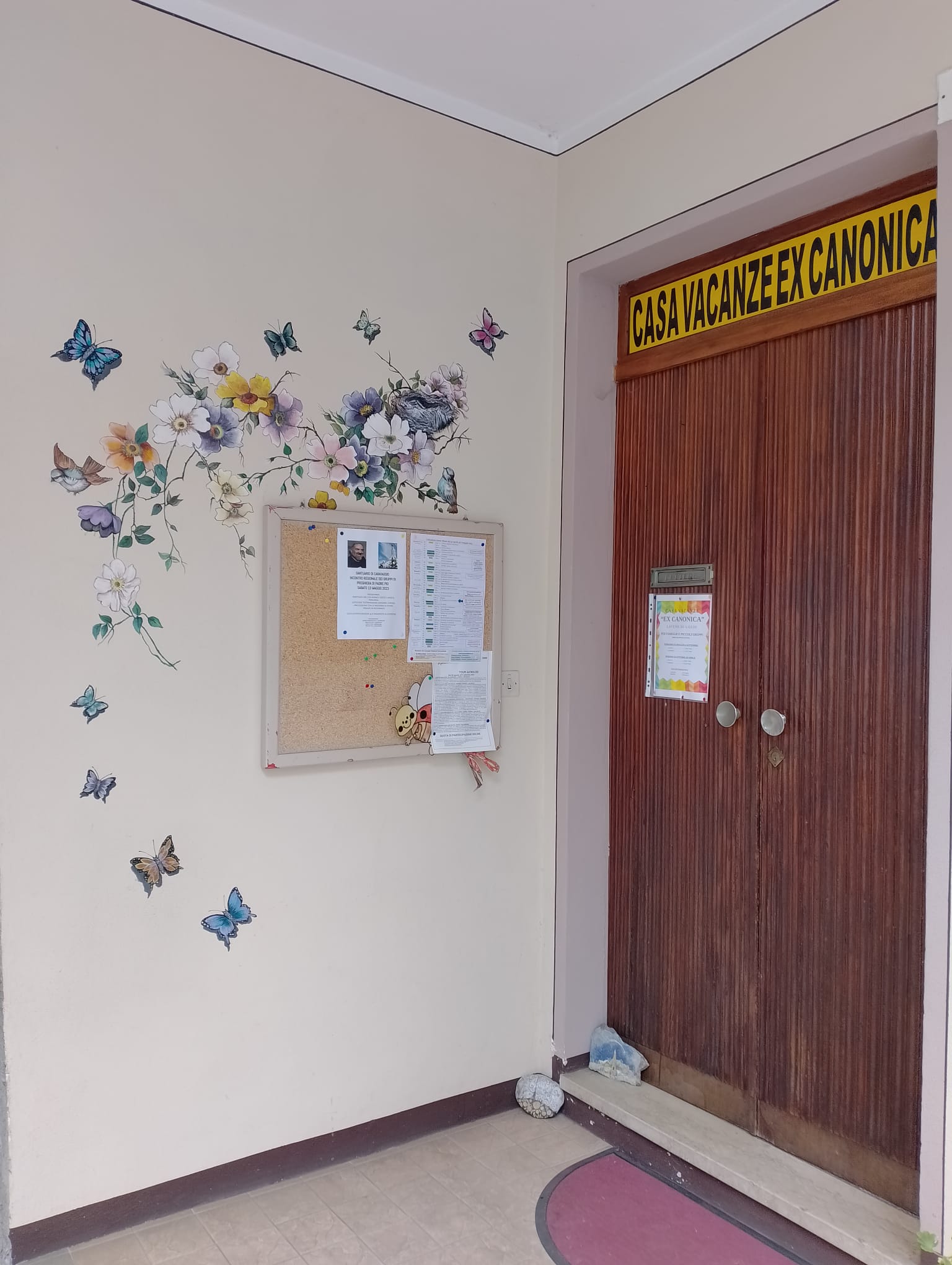 Ingresso della casa vacanze ex canonica